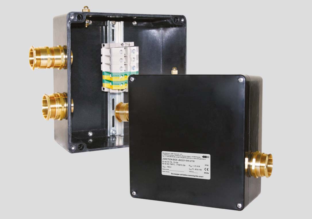 Junction Boxes for Three-Phase Series-Resistance Heating Cables Connection