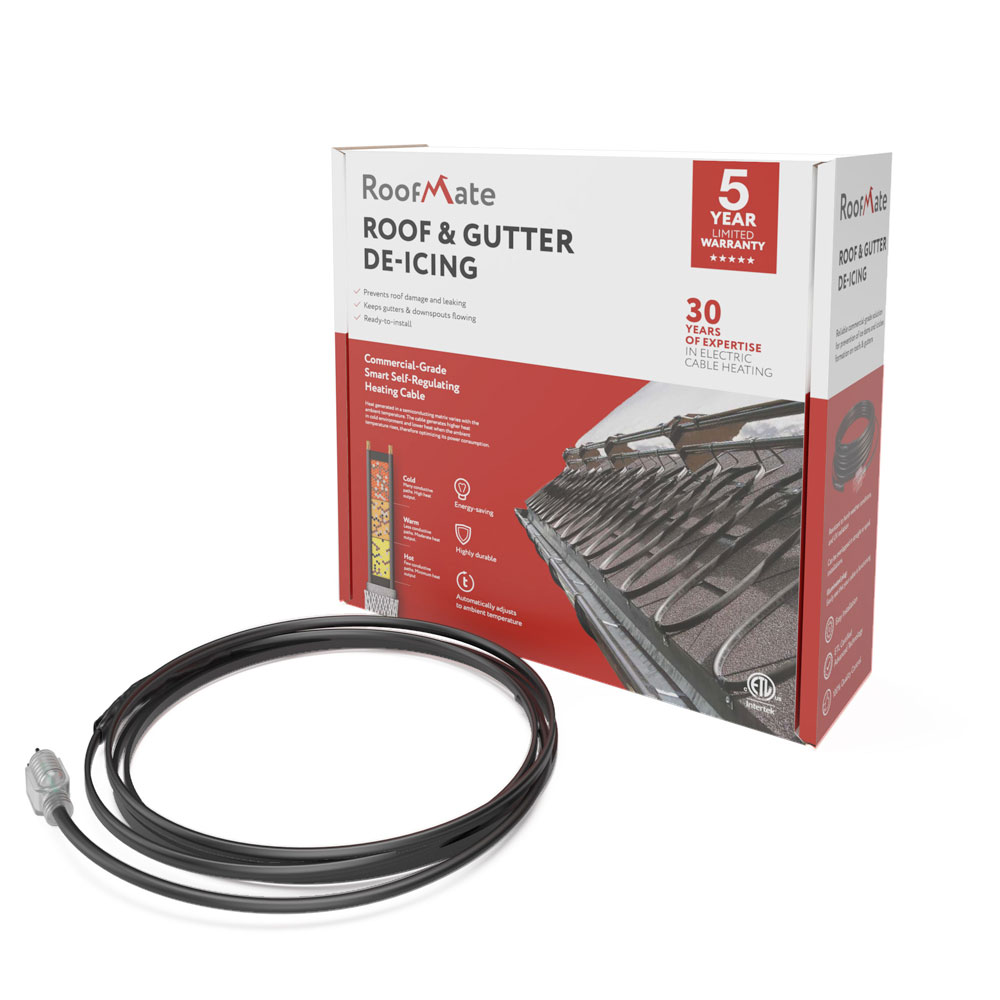 De-icing System for Roofs & Gutters